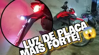como deixar a luz de placa mais forte! 😱e sem gastar nada!