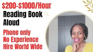 EARN $200-$1000/HOUR DAILY READING BOOKS ONLINE/HOW TO MAKE MONEY ONLINE READING BOOKS/ONLINE JOBS