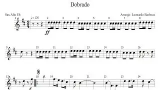 Partitura - Saudade de Minha Terra (Saxofone Alto em Mib)