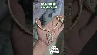 gold look like ad necklace set ✨️ #fashion #onegramgold #gold #onegramgoldjewellery #ytshorts