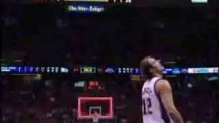 Chris Bosh hits a three quarter court shot at the buzzer!