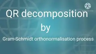 QR decomposition
