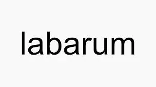 How to pronounce labarum