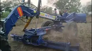 Farmtrac 6055 Worldmaxx with Laser Land Leveler | Powerful Field Performance & Precise Leveling