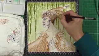 Limited Art Supply Challenge. Myra the Harpy.