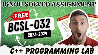 BCSL-032 Solved Assignment 2023-24 | IGNOU BCA Free Assignment Solution SEM 3 BCSL 32 | By ISM