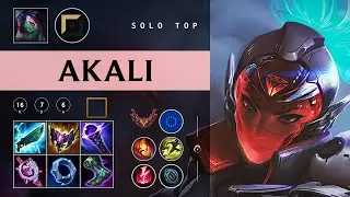 Akali Top vs Fiora - EUW Grandmaster Patch 26.03