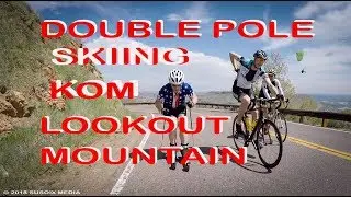 Enrique Cubillo Double Pole Skiing KOM Lookout Mountain