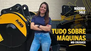 TUDO SOBRE MÁQUINAS | Detalhes das caçambas MB CRUSHER com Mariana Dini