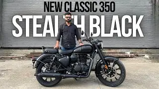New Classic 350 Dark Stealth Black | All Black | New Updates | Motorxone
