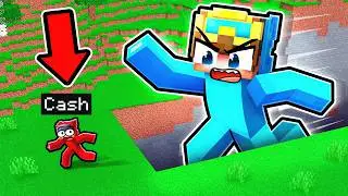 Minecraft Manhunt but Damage = Size