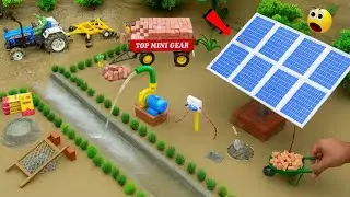 Top most creative diy tractor plough machine science project of sano creator