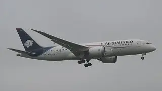 Aeromexico Boeing 787 N966AM Inaugural Flight Amsterdam Airport Schiphol (DutchPlaneSpotter)