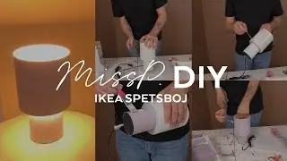 IKEA DIY 💡 | Spetsboj Lampe mit Farbe pimpen 🎨✨