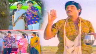 Balakrishna And Nirosha Best Telugu Comedy Scene | Nari Nari Naduma Murari Movie | Volga Video