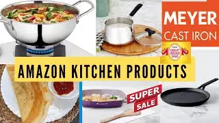 *AMAZON* Huge Kitchen Haul | Affordable &Useful Kitchen Cookware quality details | *Big Sale*