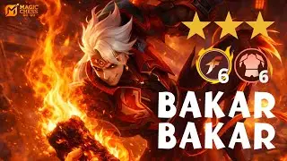 AWAS ADA KEBAKARAN!!! X BORG KOF BUAT MUSUH TERBAKAR SEMUA!!! MAGIC CHESS GO GO