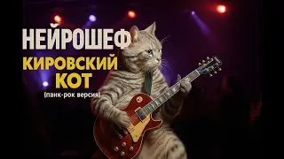 Нейрошеф - Кировский кот 🐾 (панк-рок версия) Funny Cat Song 2025