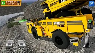 Quarry Driver 3 GIANT Trucks - drive to Mining Dump Truck - Android Gameplay.