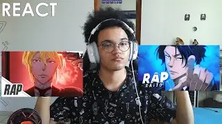 React 2 em 1 Rap do Moriarty (Basara) | Rap do Sherlock Holmes (Kaito) | (Yuukoku no Moriarty)