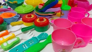 13 Minutes Satisfying with Unboxing Princess Kitchen  Playset Review | ASMR (no music)