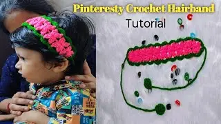 Beginner_ friendly Crochet Headband Tutorial 🎀 / Easy & Cute Crochet idea