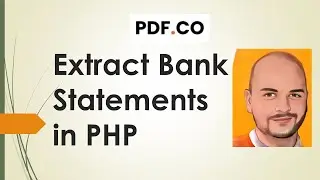 How to Extract Bank Statement in PHP using PDF.co Web API