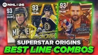 THE BEST LINE COMBOS IN NHL 26! | FINAL SUPERSTAR ORIGINS EVENT!