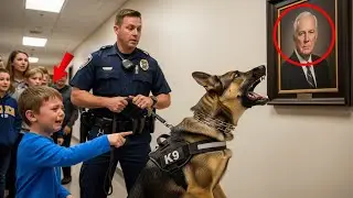 K9 Dog Barked At The Portrait Of A Famous Man &mdash; Police Investigation Uncovered The Secret He Hid