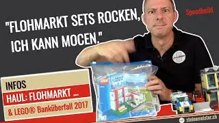 Haul: LEGO&reg; Sets vom Flohmarkt rocken, ich kann damit mocen 🏩💒🖼 (+ 2017 Bankraub Set 60140 🏦🚔)