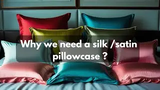 Why we need a silk pillowcase ? Skin & hair benefits #silkpillowcase #satinvssilk #silkvscotton