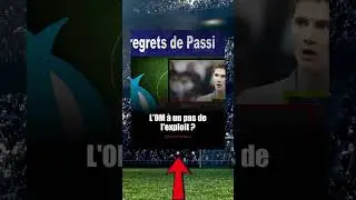 Les regrets de Passi apr&egrave;s la d&eacute;b&acirc;cle de l'OM ! #Shorts