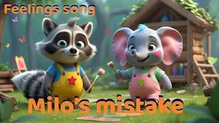 🎨 Milo&rsquo;s Mistake | Emotional Learning Song for Kids | Nursery rhymes | toddler song | Preschool song