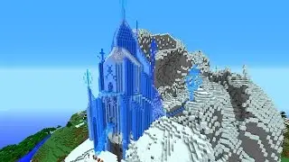 Minecraft: Frozen Castles Custom PVP Map! (Disney's Frozen Movie Battle Map!)