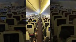 Austrian Airlines Boeing 777 Economy Class #airplane #travel #boeing
