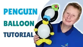 PENGUIN Balloon Animal Tutorial 🐧 EPIC Balloon Penguin