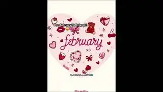 🧿🫂&hearts;️My birthday is on 5th February when is your birthday 🔥😎💖