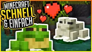 Fr&ouml;sche Finden, Paaren & Arten bekommen! ✨ Minecraft Schnell und Einfach #66 ✨ ErikOnHisPeriod