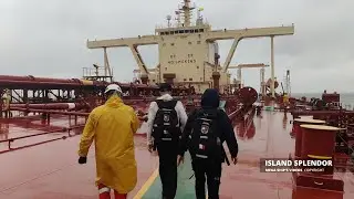 Island Splendor | handling berthing the VLCC dwt 320000 tons