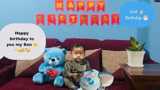 My son&rsquo;s 2nd birthday celebration 🎂 🎉😘🎊 #volg #ShubharambhaPun🥳 2026 @Susmapun10 