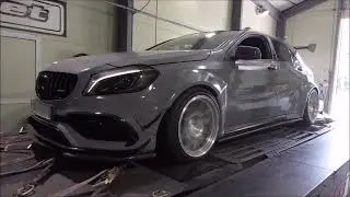 2018 Mercedes AMG W176 A45 4Matic Mar's ECU Tune Dyno Test 367WHP, 54Tq! 64~83WHP, 13Tq Up!