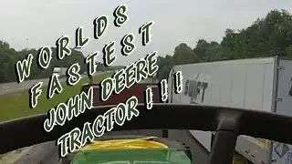 WORLDS FASTEST JOHN DEERE TRACTOR !!! EPIC PASS ON A SWIFT TRUCK !!!