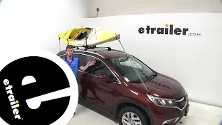 How to Set Up Your etrailer Kayak Carrier w/ Tie-Downs on a 2015 Honda CR-V