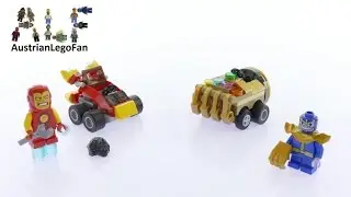 Lego Super Heroes 76072 Mighty Micros Iron Man vs Thanos - Lego Speed Build Review