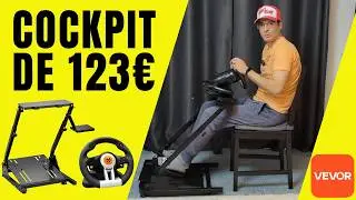 Cockpit de 123&euro; - Volante y soporte baratos &iquest;Merecer&aacute;n la pena?