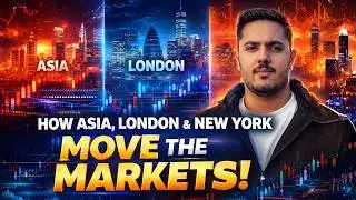 How Asia,London & Newyork  Control Price | ICT Basic Trading Guide Lecture 3