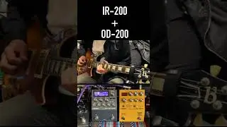 Boss IR-200 + OD-200 Guitar Solo #shorts