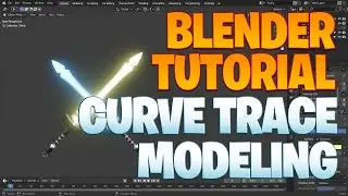 Blender beginner series No. 94 - Curve trace modeling