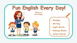 Lost Puppy | Read Aloud for Kids | Easy English