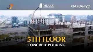 Golden Tulip Hotel Islamabad 5th Floor Concrete Pouring | Hotel Construction Update Pakistan